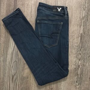 American Eagle Outfitters Dark Indigo Skinny Jeans